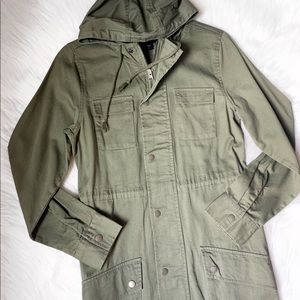 Long Spring Jacket Bohemian Army Green